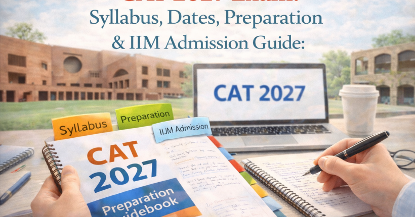 CAT 2027 exam preparation scene