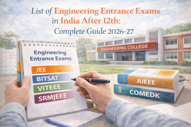 Engineering entrance exams guide 2026-27